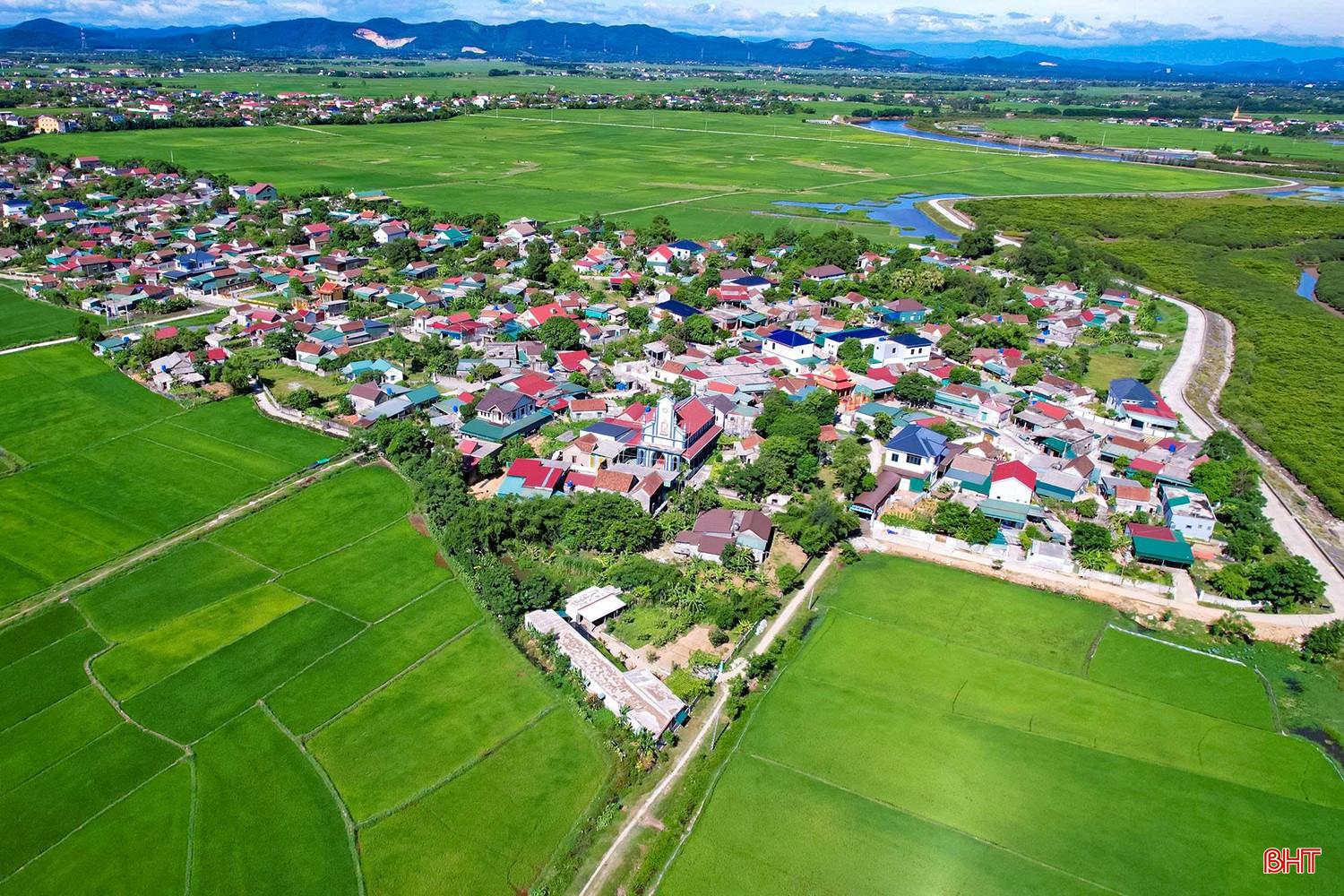 Cẩm Hưng - quê hương đồng chí Hà Huy Tập. Ảnh Đình Nhất.