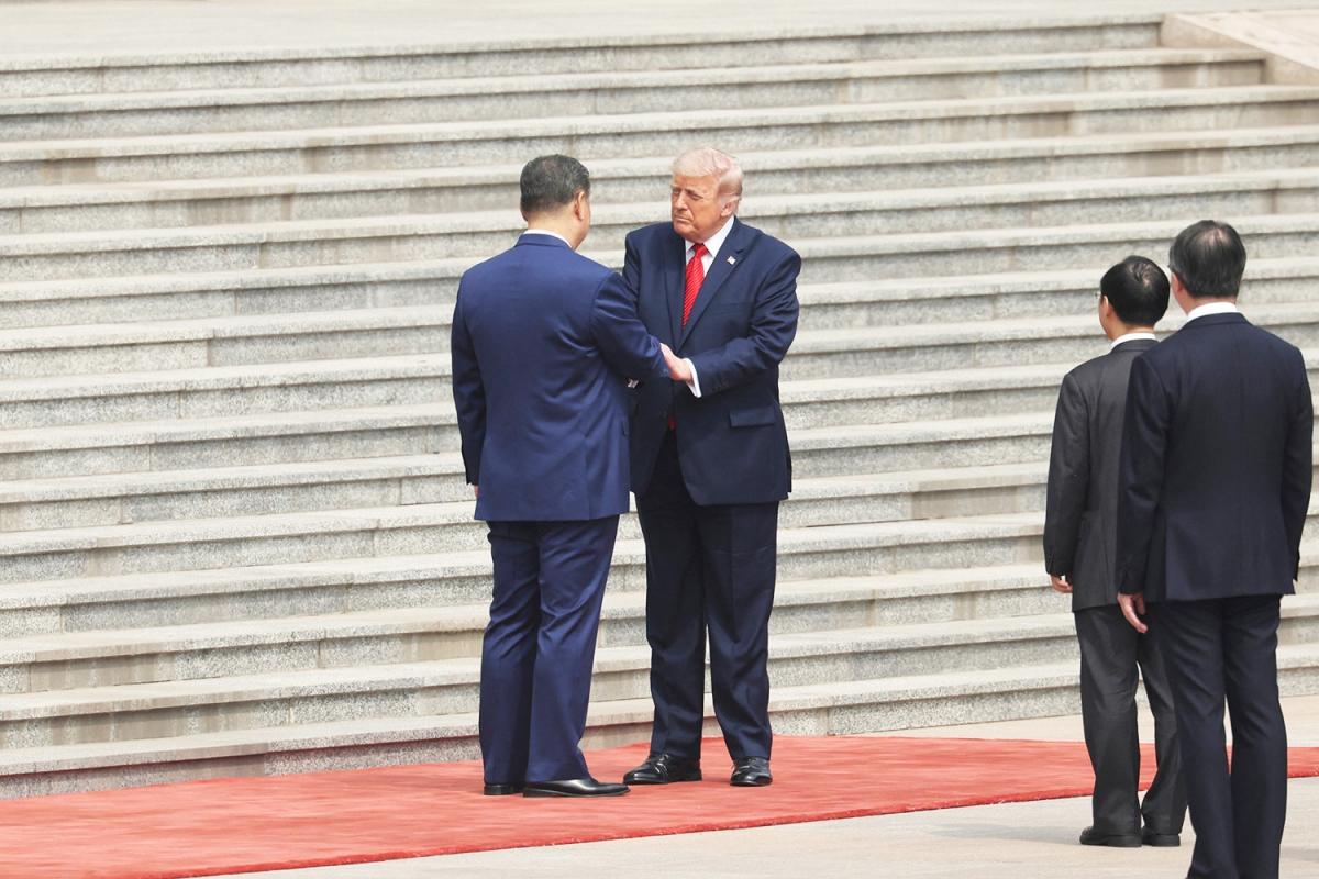 toan canh chu tich trung quoc tap can binh don tiep tong thong my donald trump hinh anh 2